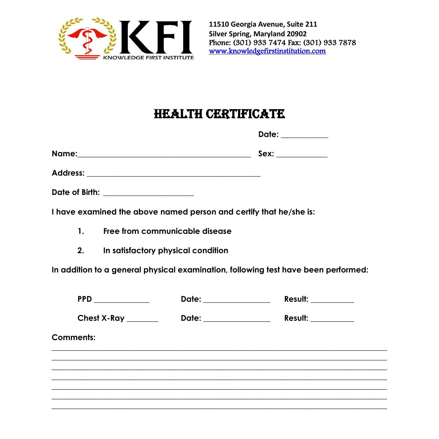 Medical Certificate Form Pdf Medical Certificate Form - vrogue.co