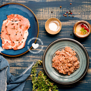 Ingredients for a Dominican recipe.