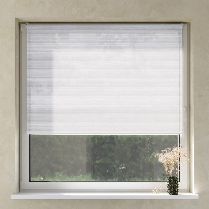 Transparent No Drill Premium Roller Blind