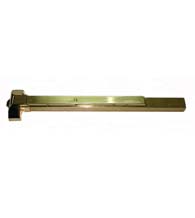 Grade 1 Polished Brass Rim Exit Device,  PDQ 4200R-B605