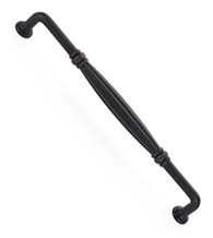 Traditional Fluted Cast Bronze Refrigerator Pull, Emtek AP-86347