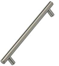 14 mm Diameter Slim Line Round Brushed Stainless Steel Appliance Pull, Omnia AP-9465