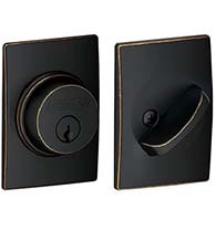 Extra Thick Door Rectangular Deadbolt, DB60CEN/61073