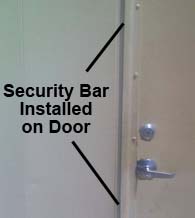 80 Inch Offset Security Bar, NGP 1392SP-80