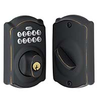 Camelot Keypad Deadbolt, Schlage BE365CAM