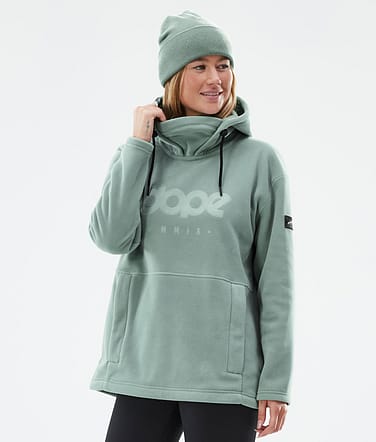 Cozy II W Fleece Hoodie Women Faded Green