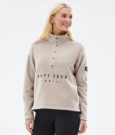 Comfy W Fleece Sweater Women Sand