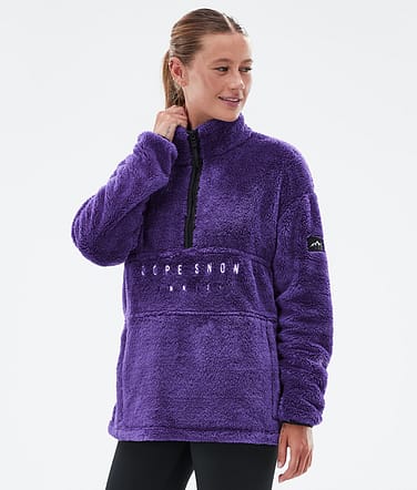 Pile W Fleece Sweater Women Vivid Purple