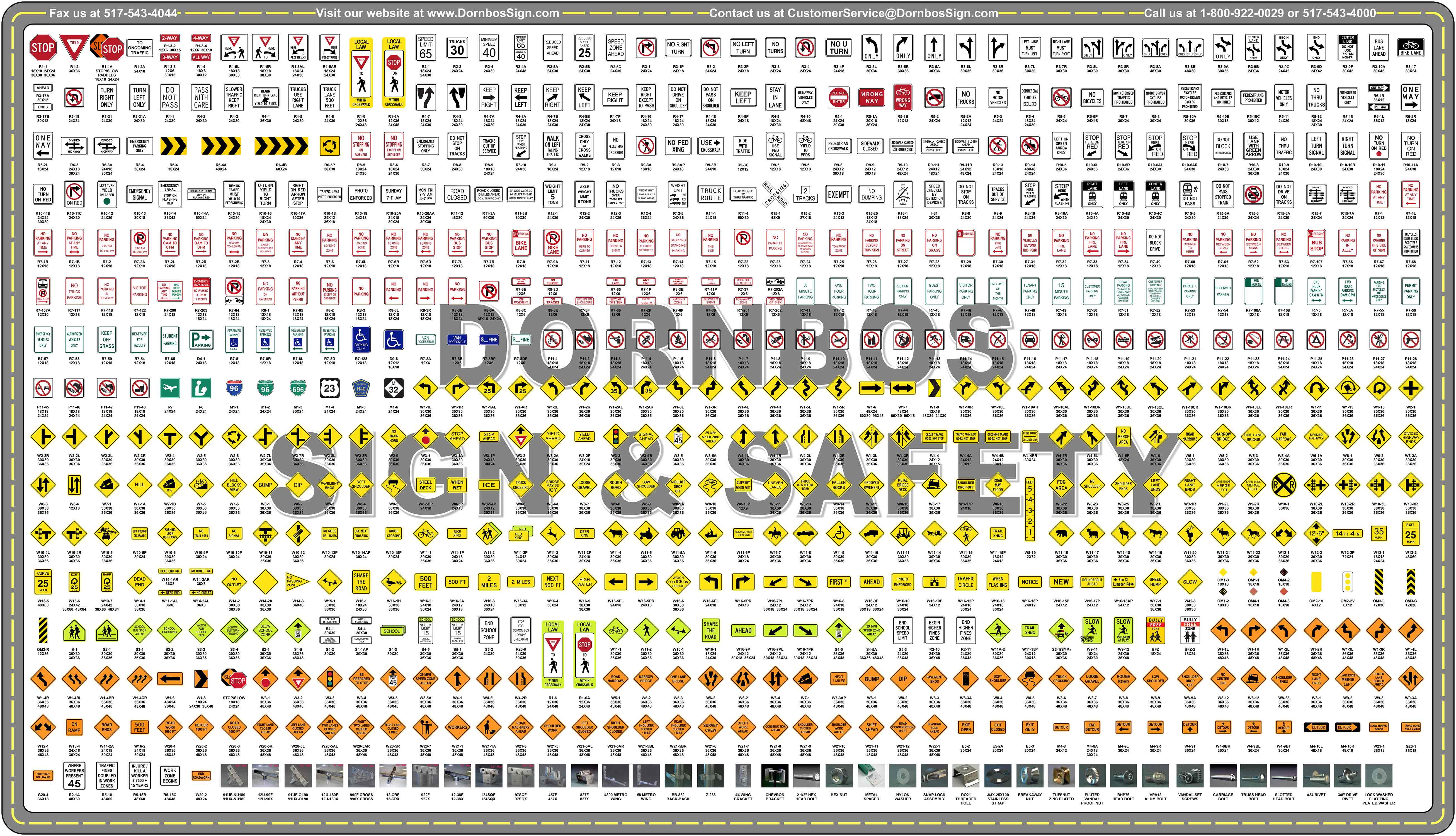 Mutcd Sign Chart Pdf - Best Picture Of Chart Anyimage.Org