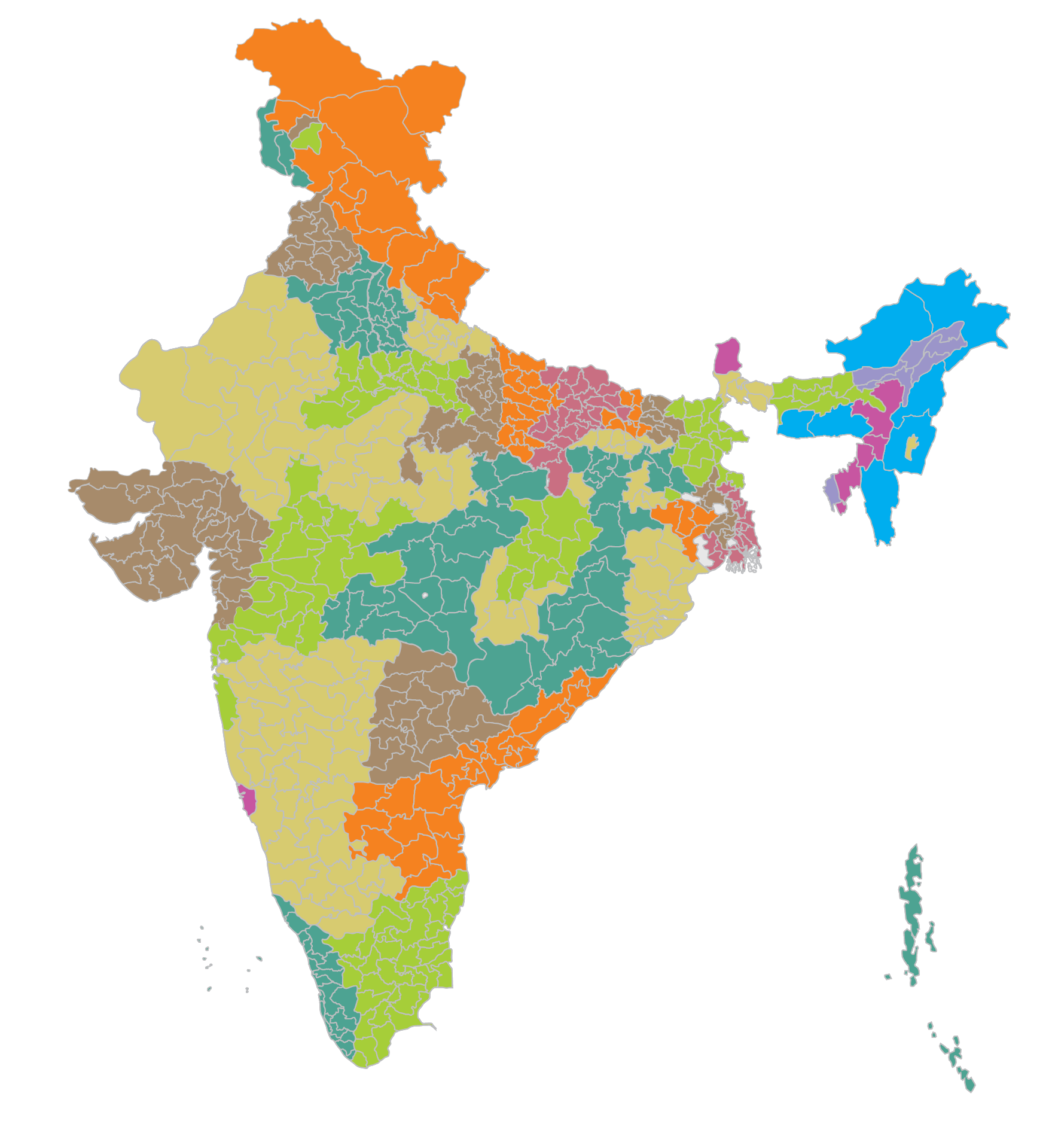 India Map Transparent Background Png Svg Clip Art For Web Download ...