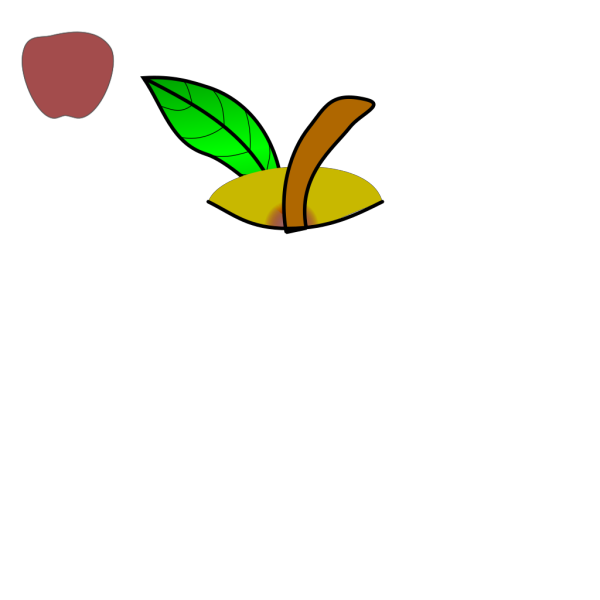 Brown Apple PNG Clip art