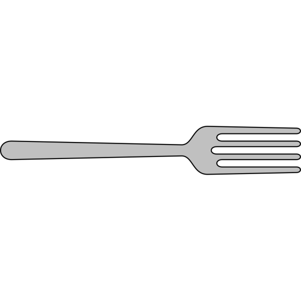 Plate, Fork, Spoon-no Text PNG Clip art