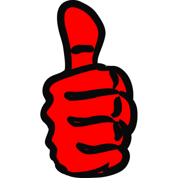 Red Thumb PNG images