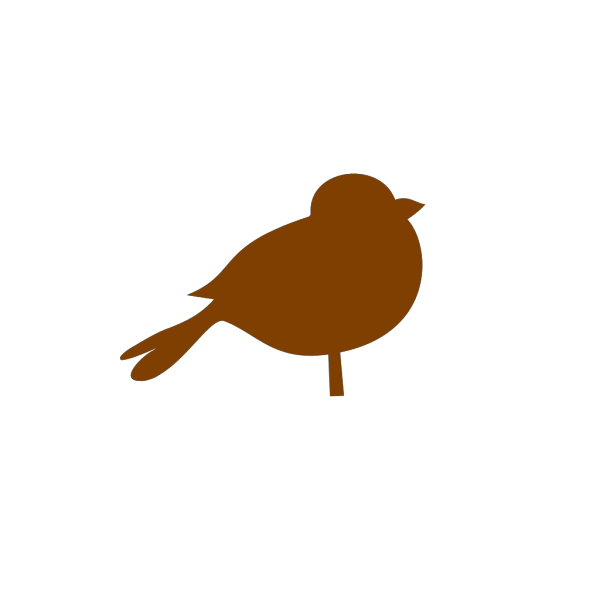 Brown Chubby Bird PNG images