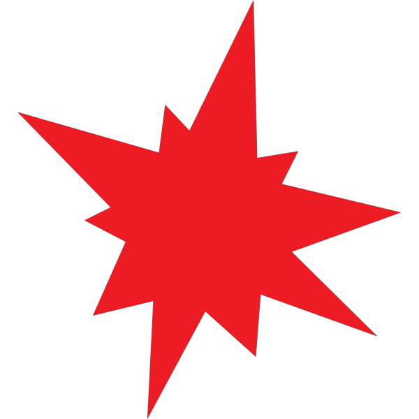 Red Star Clipart PNG images