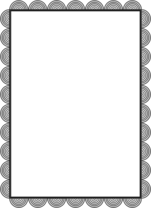 Gray Border Frame Transparent Background PNG Clip art