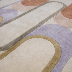 Asiatic Romy 09 Module Geometric Rug - Pastel Multi