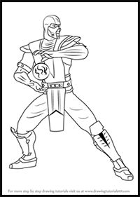 How to Draw Mortal Kombat Video Game Characters : Drawing Tutorials ...