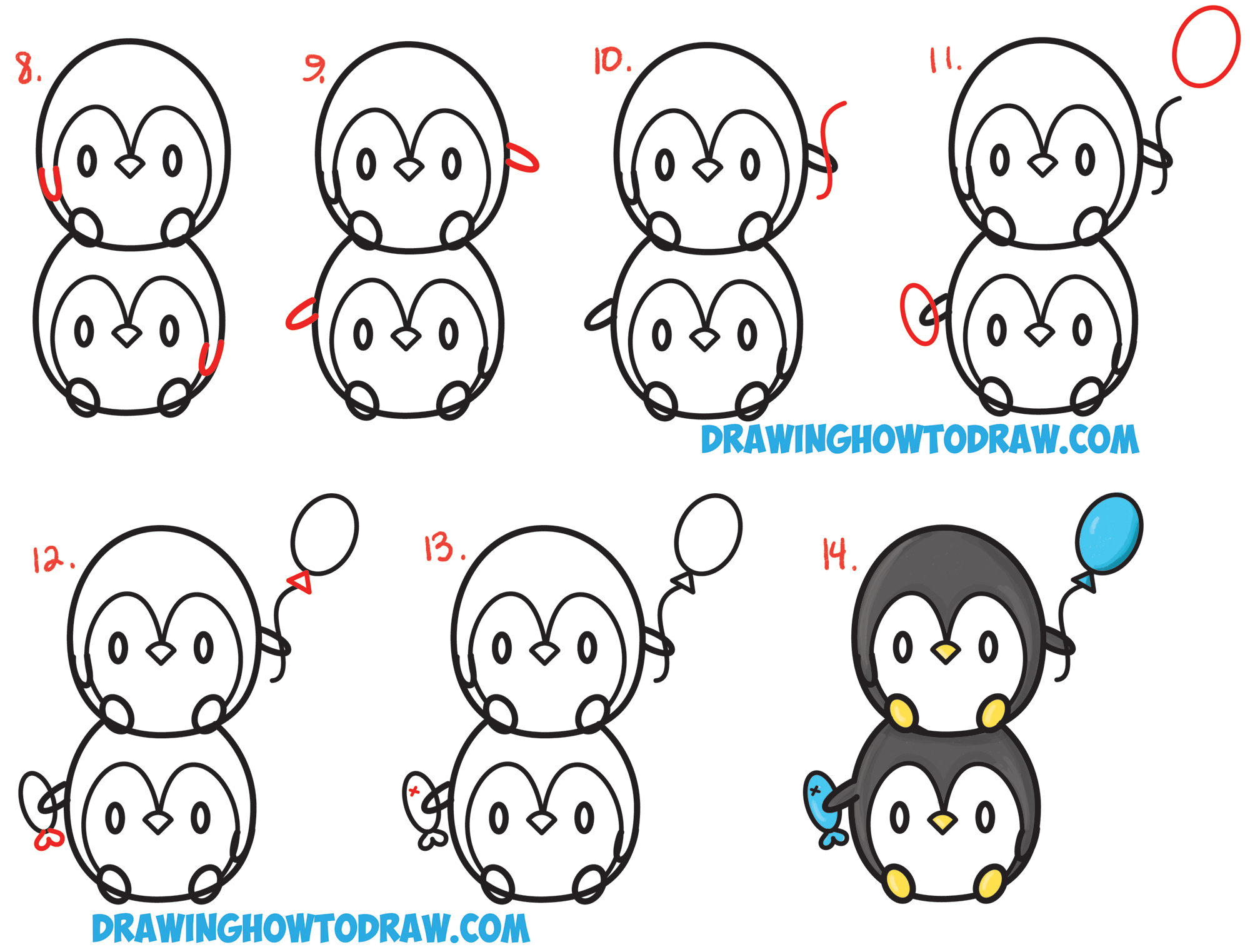 kawaii step by step drawing Pin on draw starwars