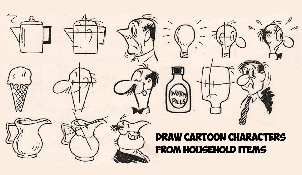 Cartoon Characters Drawing Step By Step : Easy Cartoon Characters ...