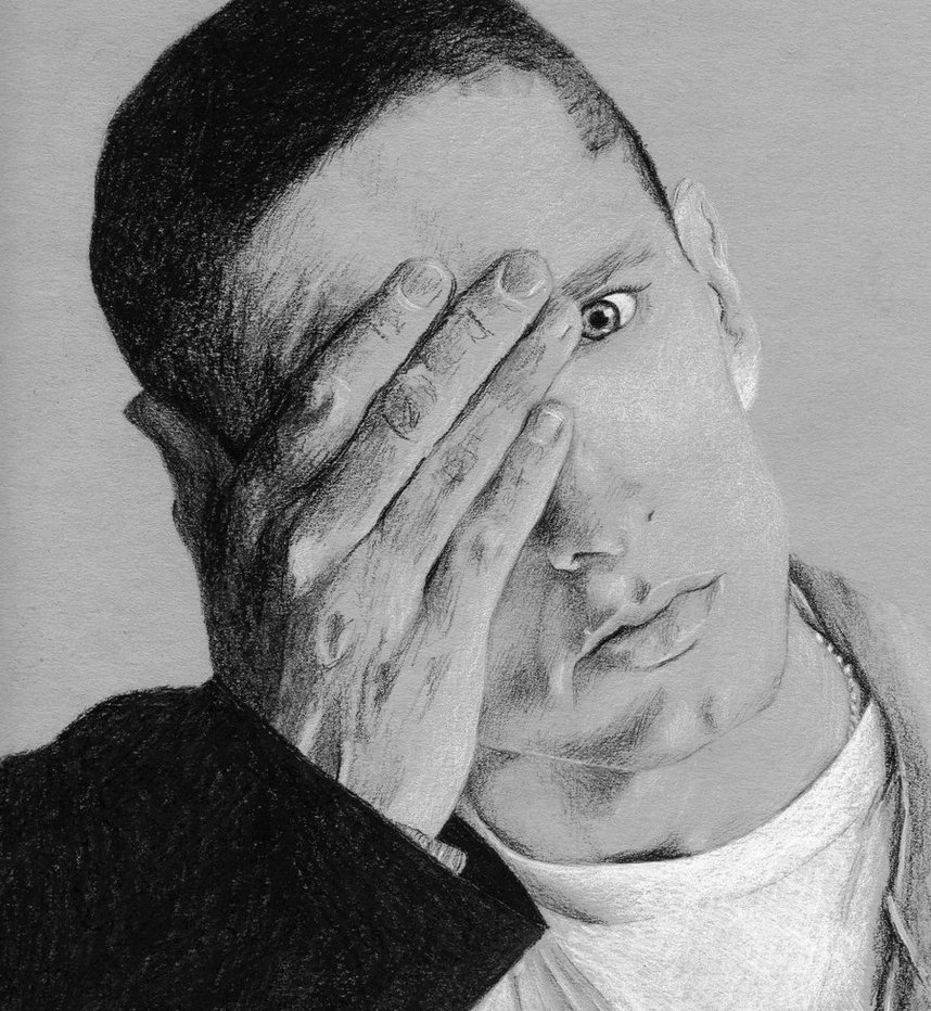 Eminem Realistic Drawing