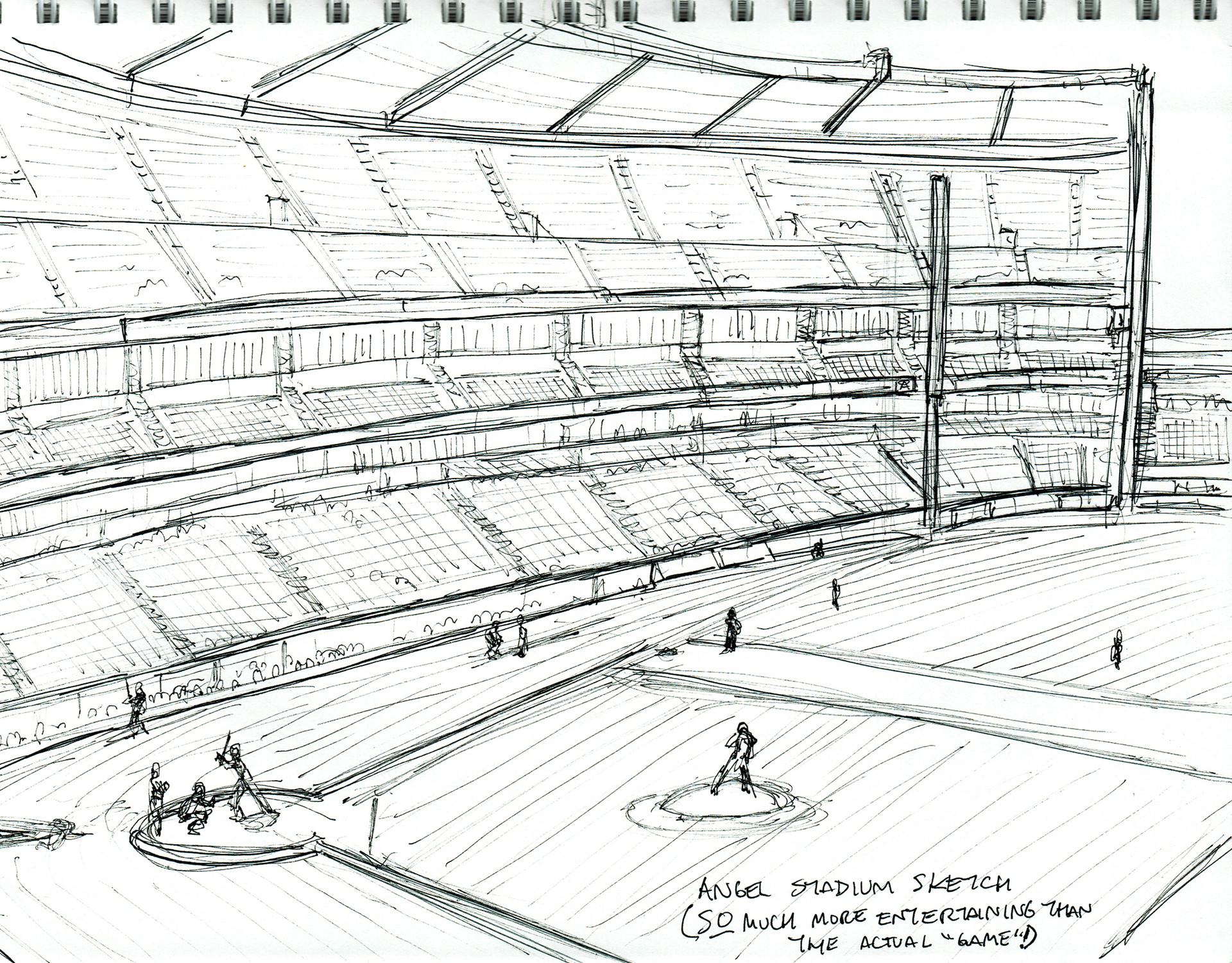 Baseball Field Drawing