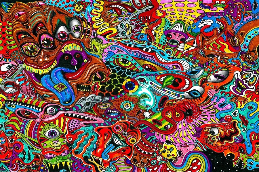 Psychedelic Drawing Art