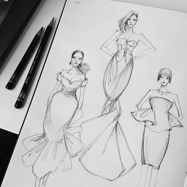 Fashion Design Drawing High-Quality