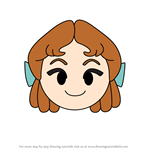 How to Draw Wendy from Disney Emoji Blitz