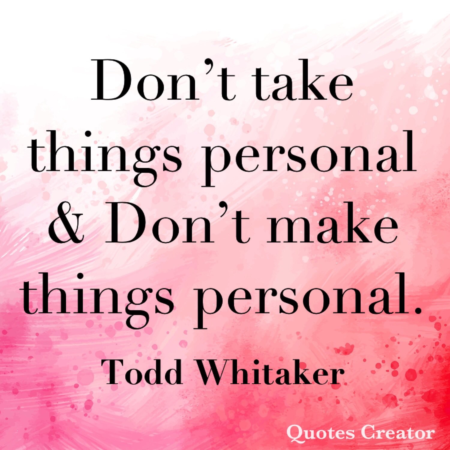 Personnal quote