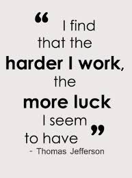 Work and luck