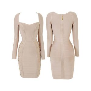 Long Sleeve Bandage Dress Images