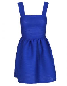 Blue Pinafore Dress