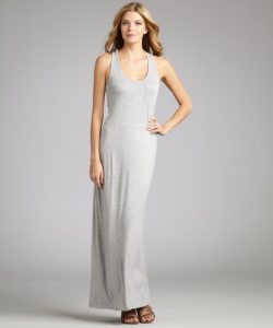 Grey Jersey Maxi Dress