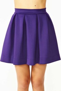 Purple Skater Skirt