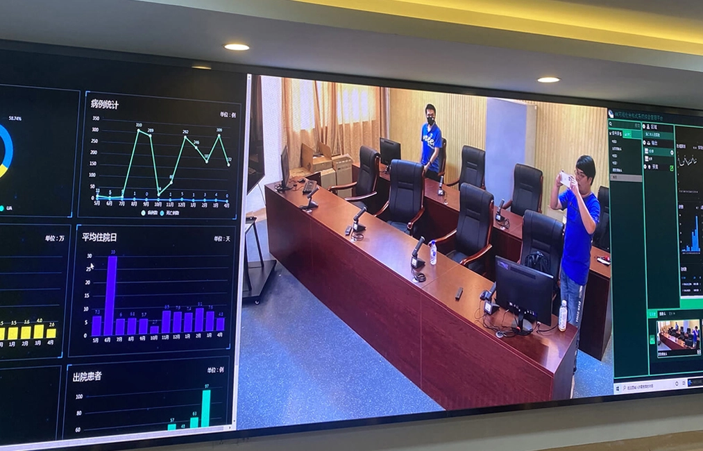 4K IP-based Distribution Matrix System in Haikou People's Hospital