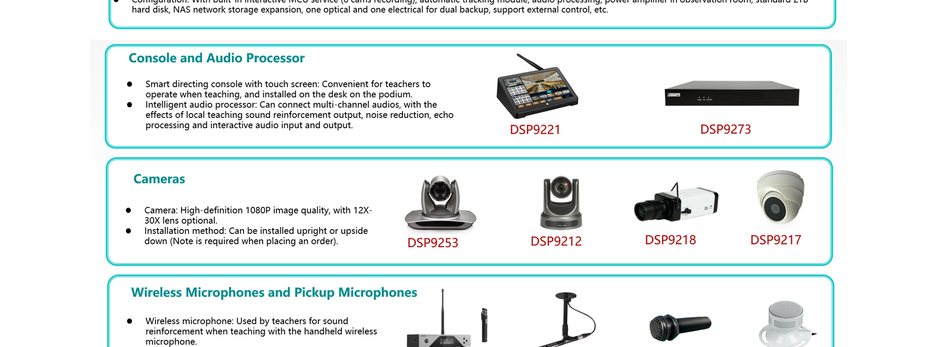 HD Conference Recording System Main Unit