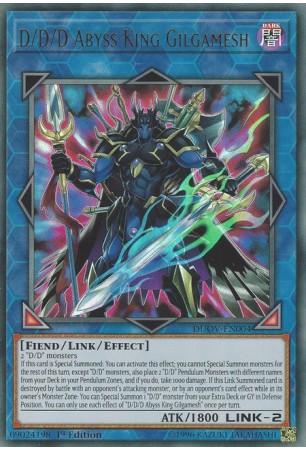 D/D/D Abyss King Gilgamesh - DUOV-EN004 - Ultra Rare