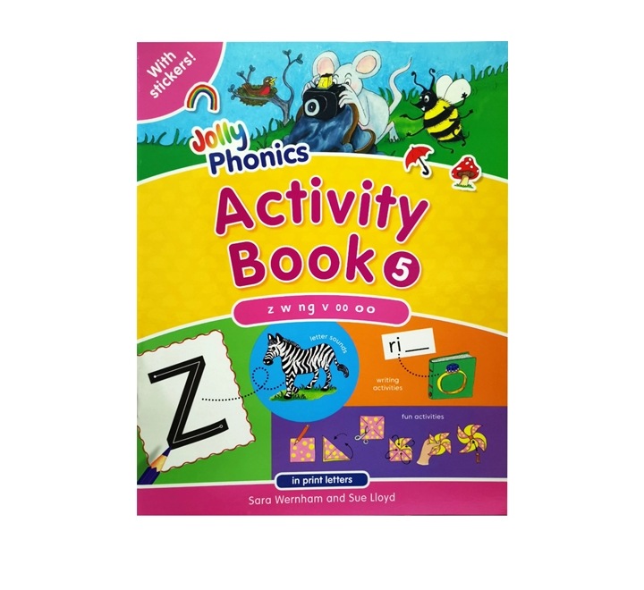 Jolly Phonics Activity Book 5 (in Print Letters) |Buy Books Online in ...