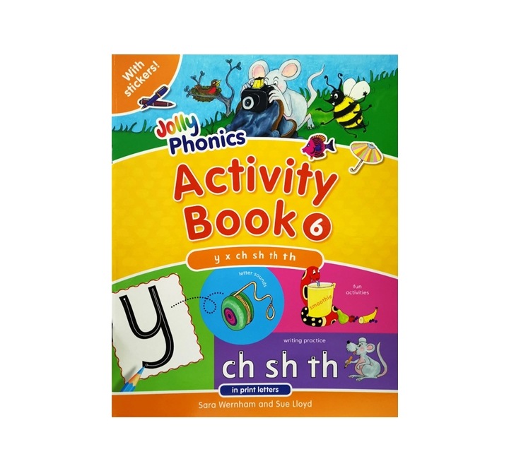 Jolly Phonics Activity Book 6 (in Print Letters) |Buy Books Online in ...