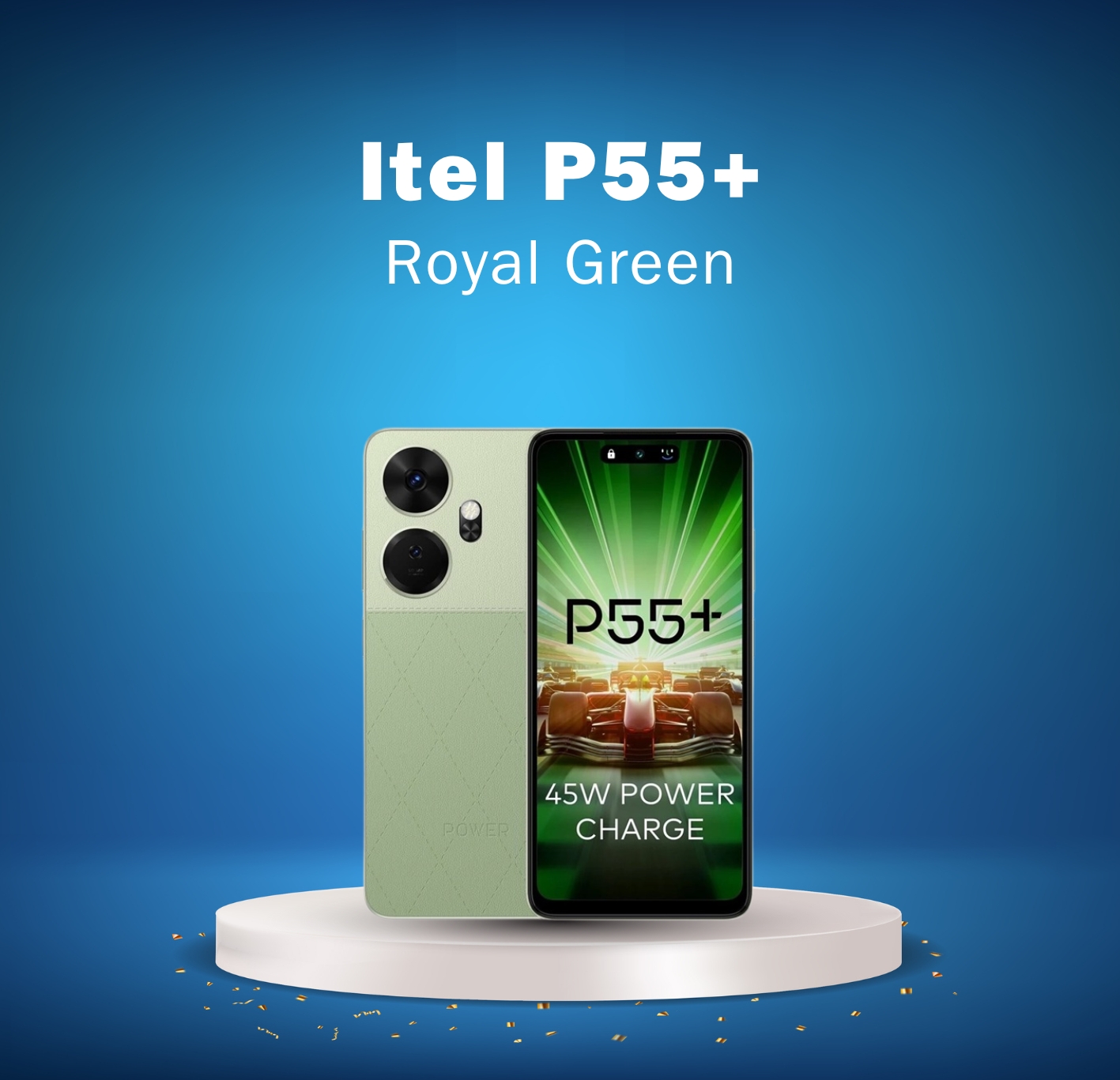 Itel P55+ Royal Green