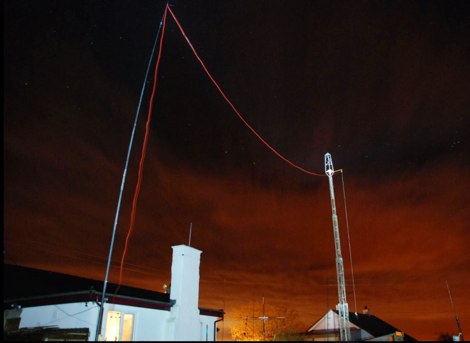 Snapshot of 80m Inverted L Antenna showing the key part of the resource