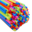 Jumbo Straws: 8 1/2" Assorted Colors - Set of 200