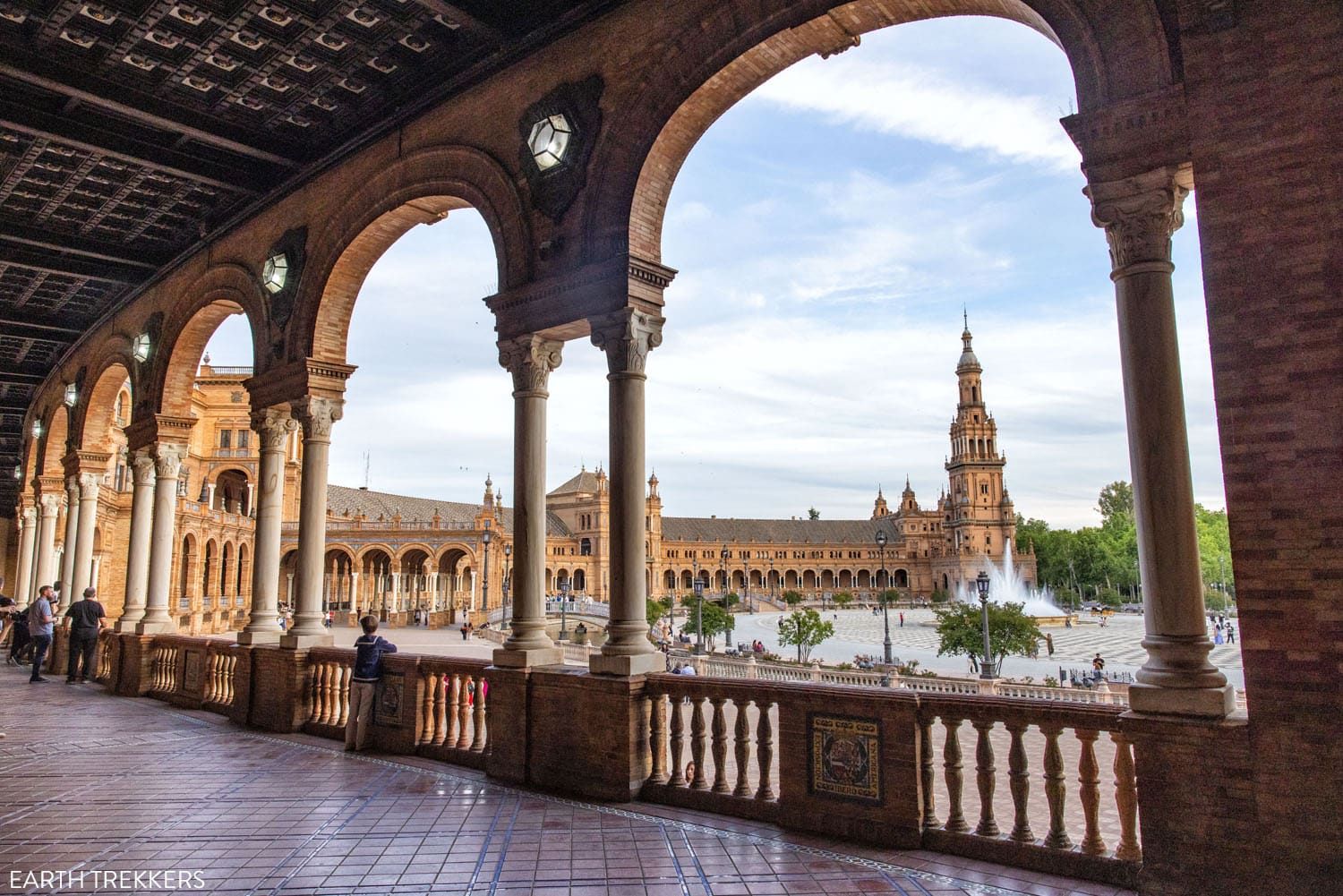 Seville Plaza de Espana Archways