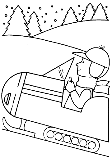 Ski Doo Snowmobile Coloring Pages Coloring Pages