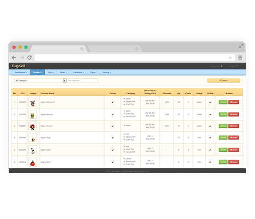 Inventory and Order Management System for Ecommerce | EasySell