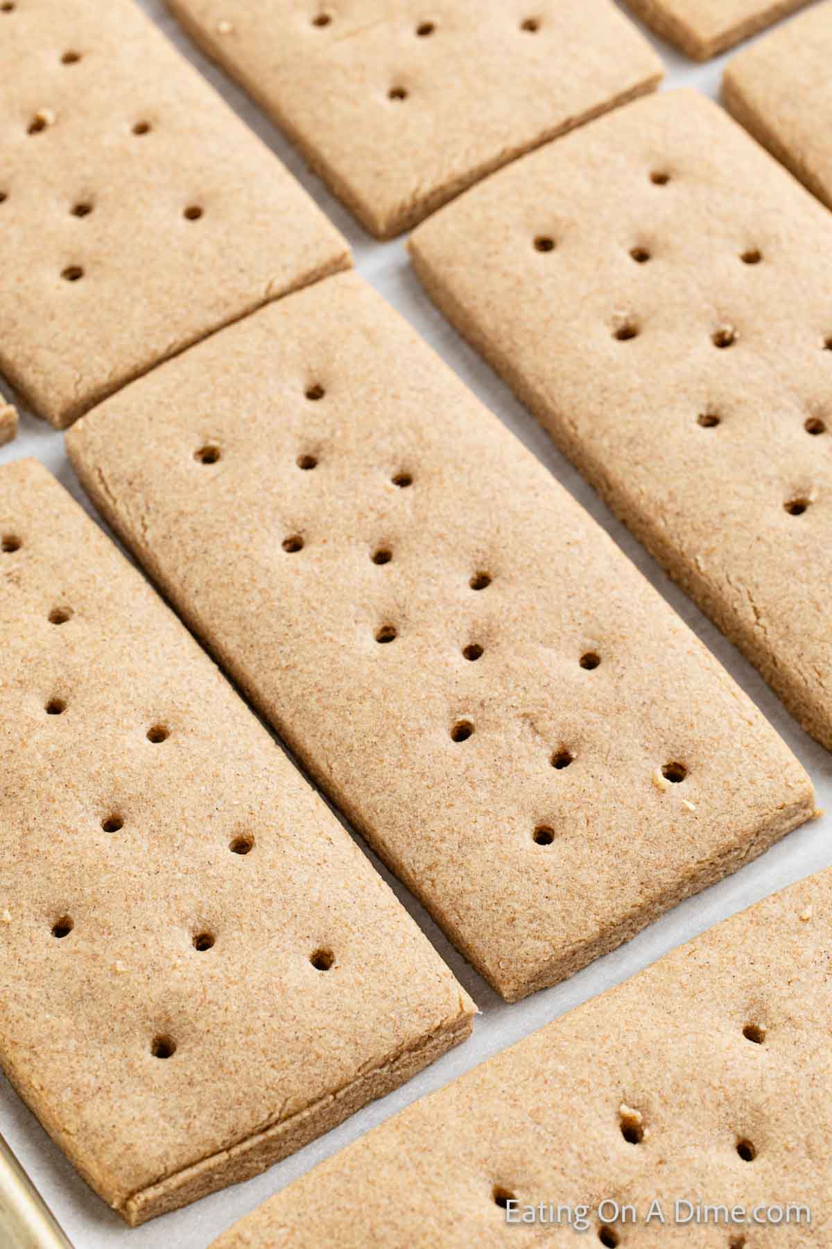 Homemade graham crackers