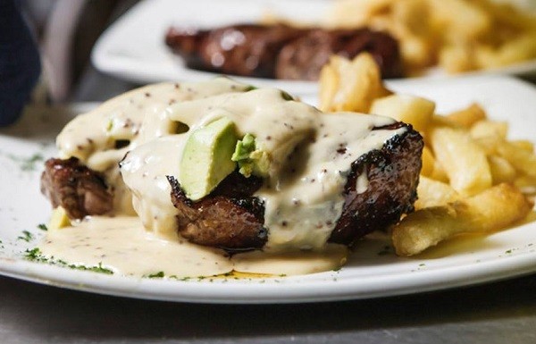 A saucy steak and chips at Butcher Boys. Photo supplied.