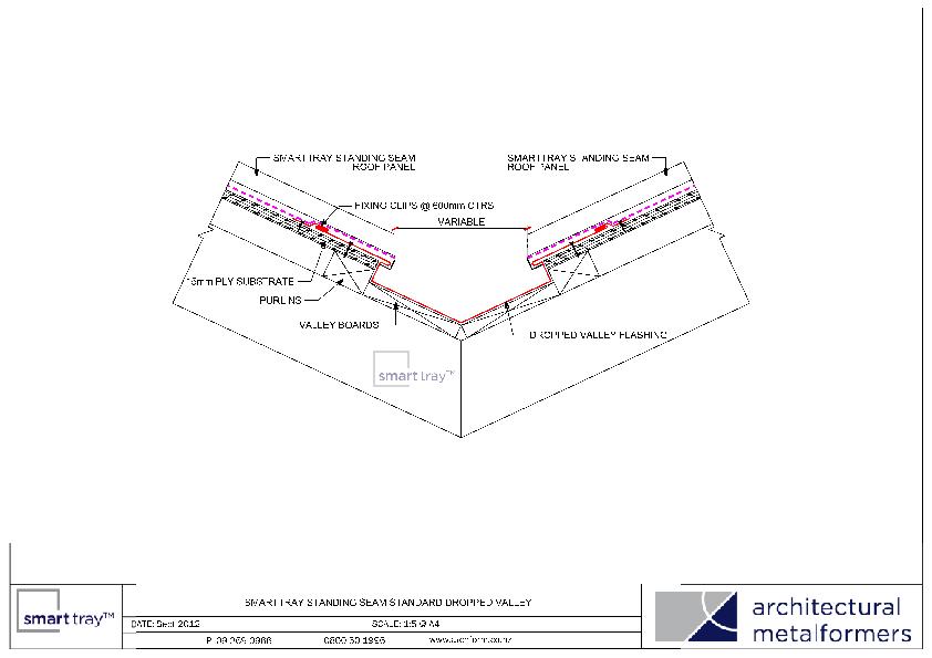 Smart Tray Standing Seam Roofing by Architectural Metalformers – EBOSS