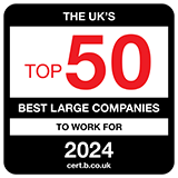 The UK's top 50 best large companies to work for 2024